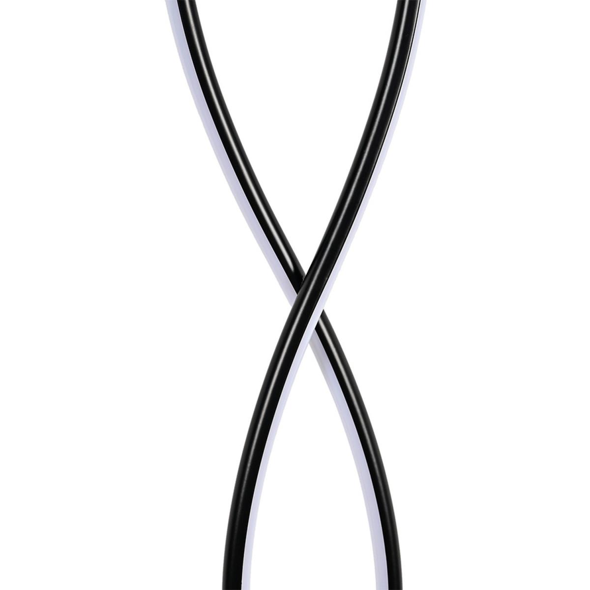 Modern LED Floor Lamp Beside Table Light Bedroom - Black / 4kg – image 7