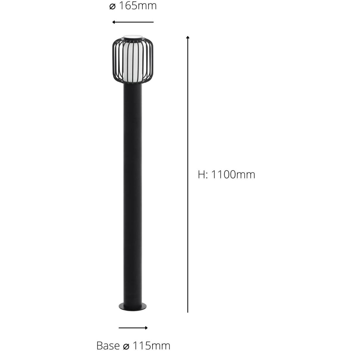EGLO Ravello Exterior Floor BlackWhite - Black – image 3