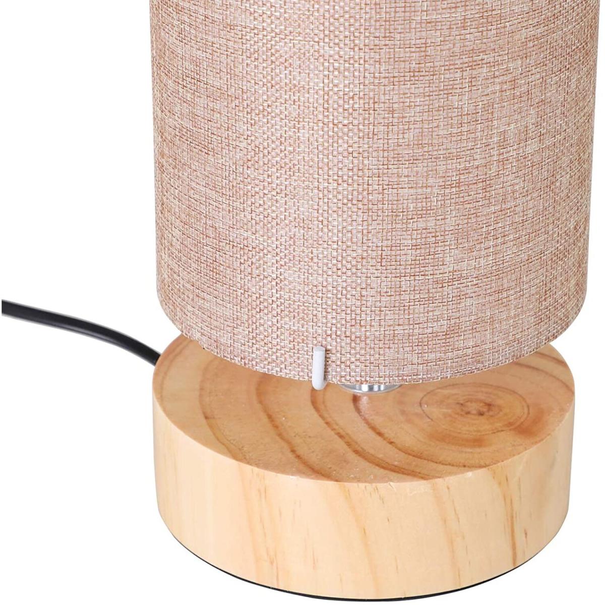 47-Inch Modern Wooden Floor Lamp - Grey – image 11
