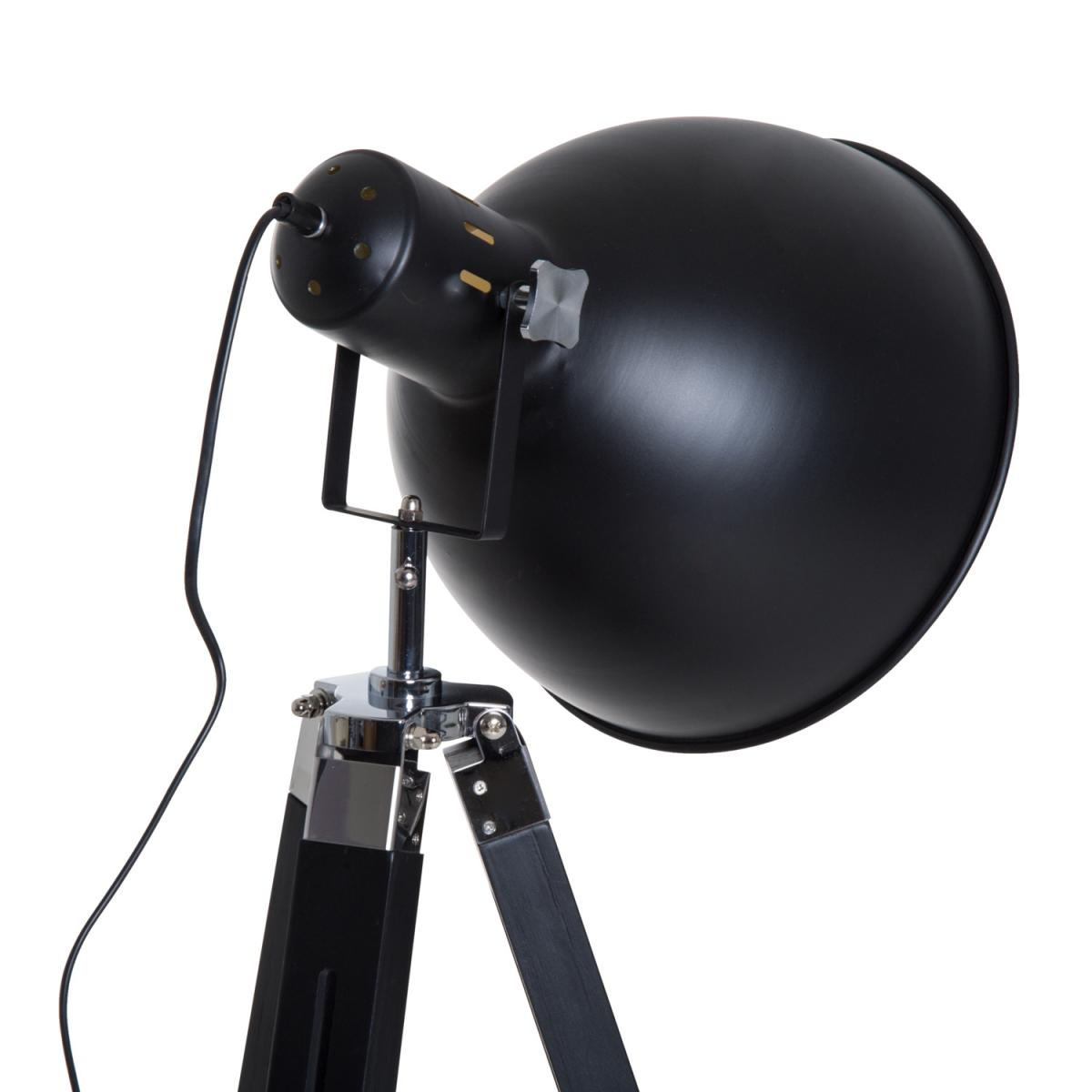 Retro Tripod Floor Lamp - Black and White – image 13