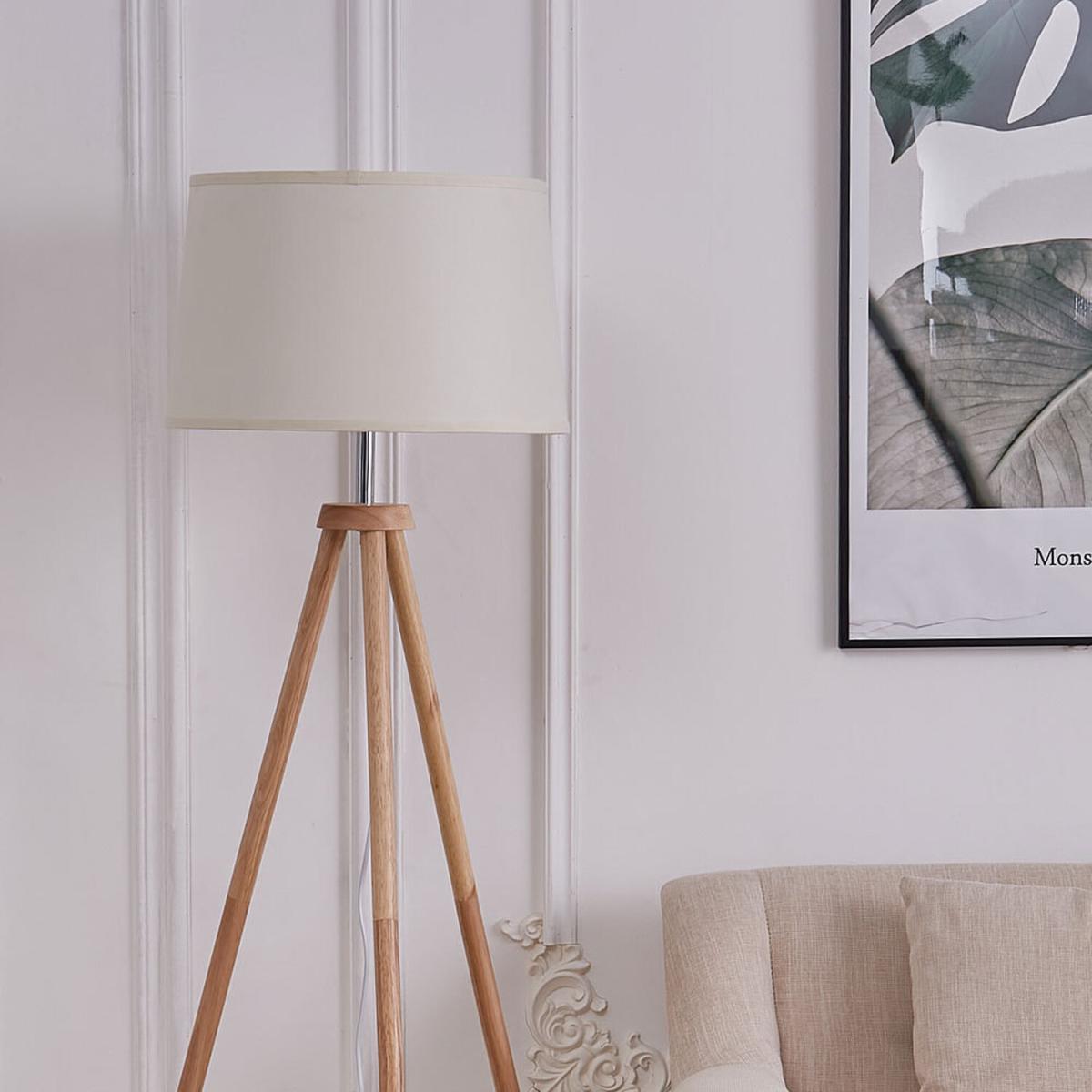 Tripod LED Floor Lamp  - Khaki – image 10