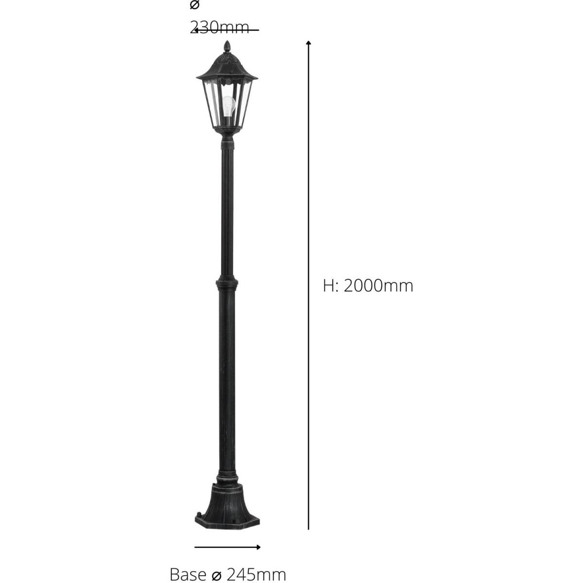 EGLO Navedo Exterior Floor Light BlackSilver - Black – image 2