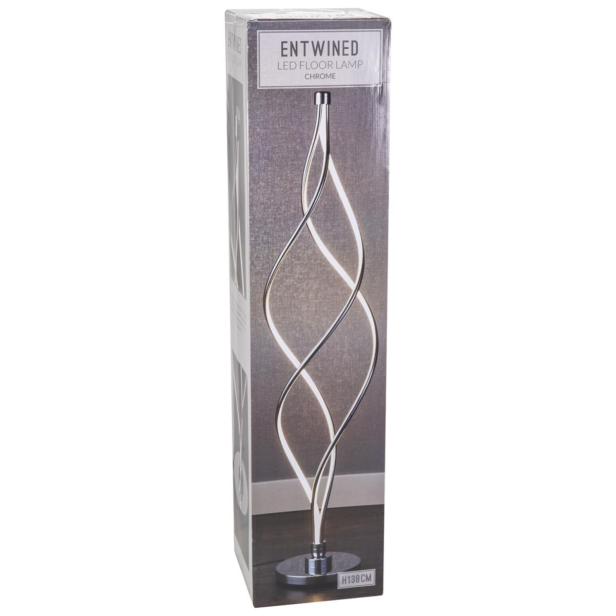 LED Entwined Floor Lamp - Copper – image 5