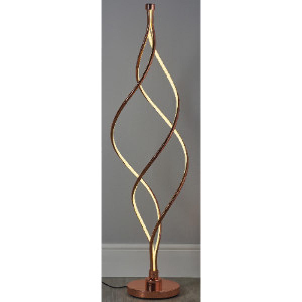 LED Entwined Floor Lamp - Copper – image 7