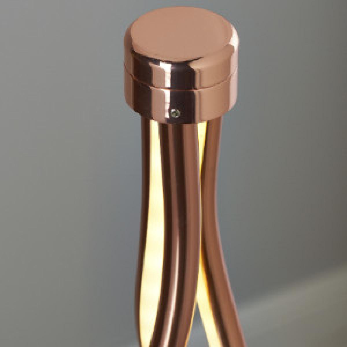 LED Entwined Floor Lamp - Copper – image 9