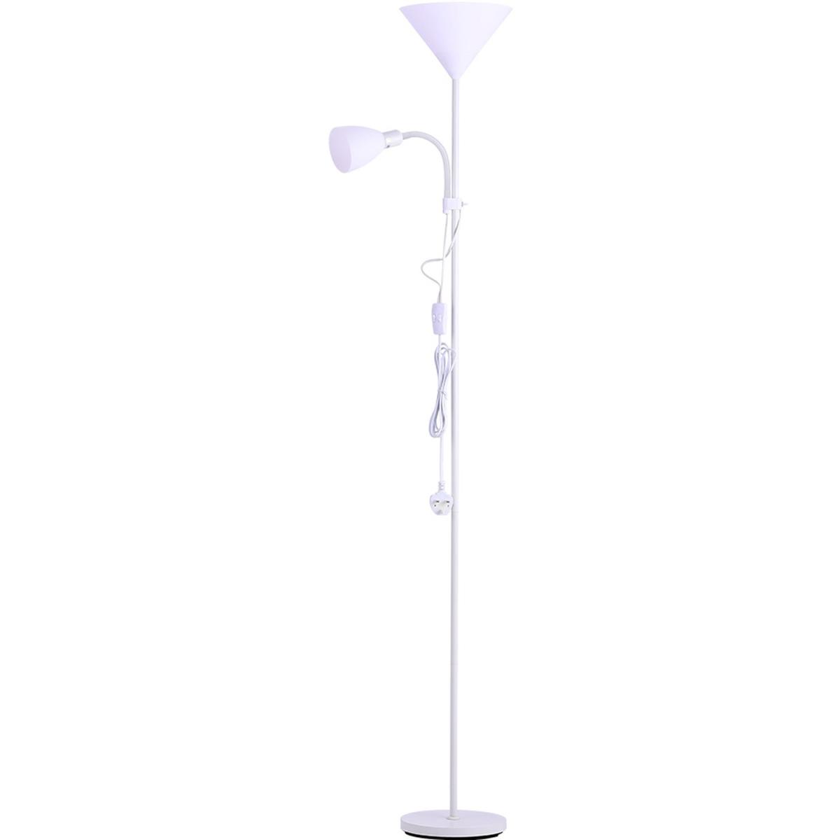 Torchiere Floor Lamp - Silver Grey – image 12