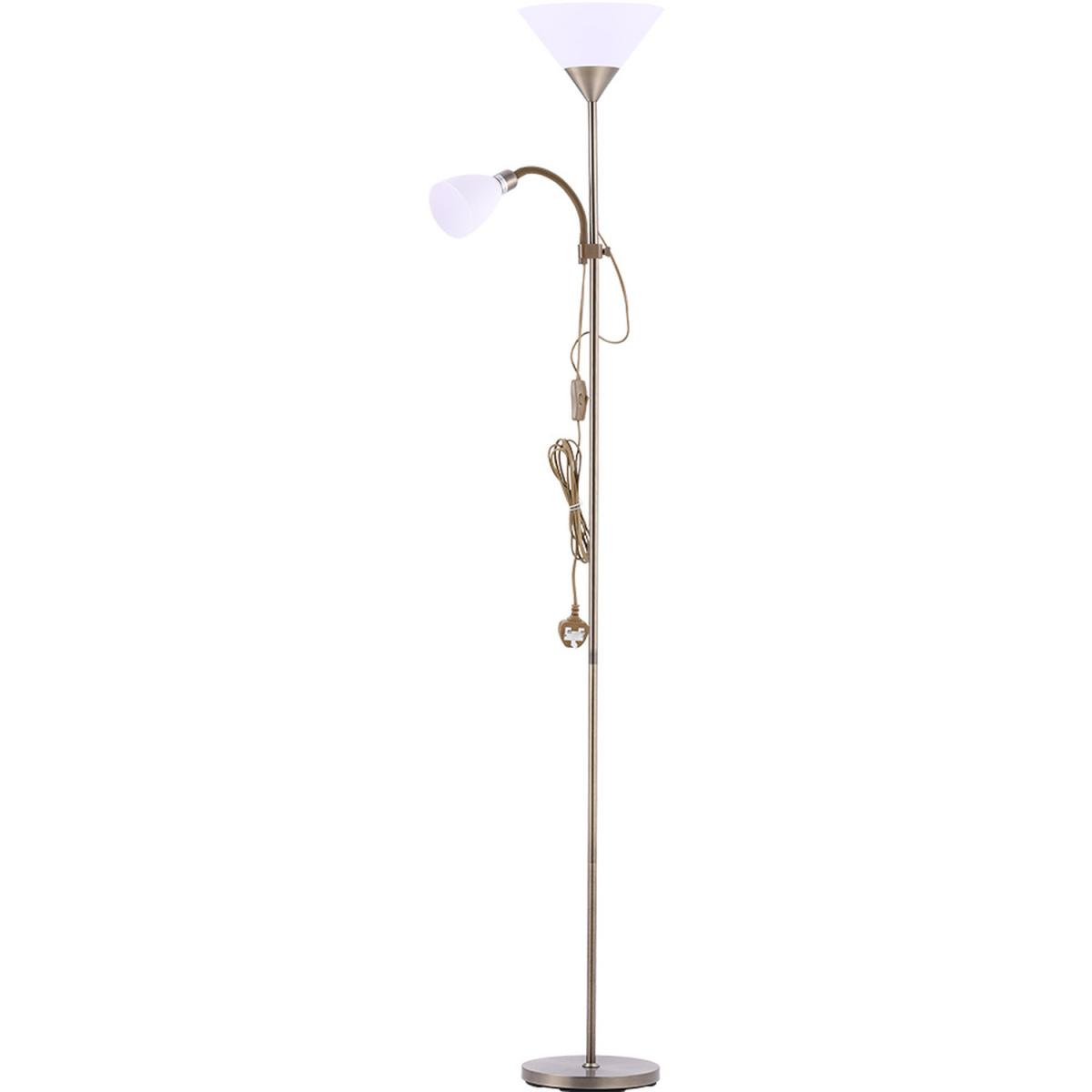 Torchiere Floor Lamp - Silver Grey – image 14