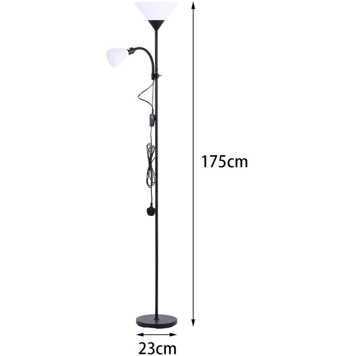 Torchiere Floor Lamp - Silver Grey – image 17