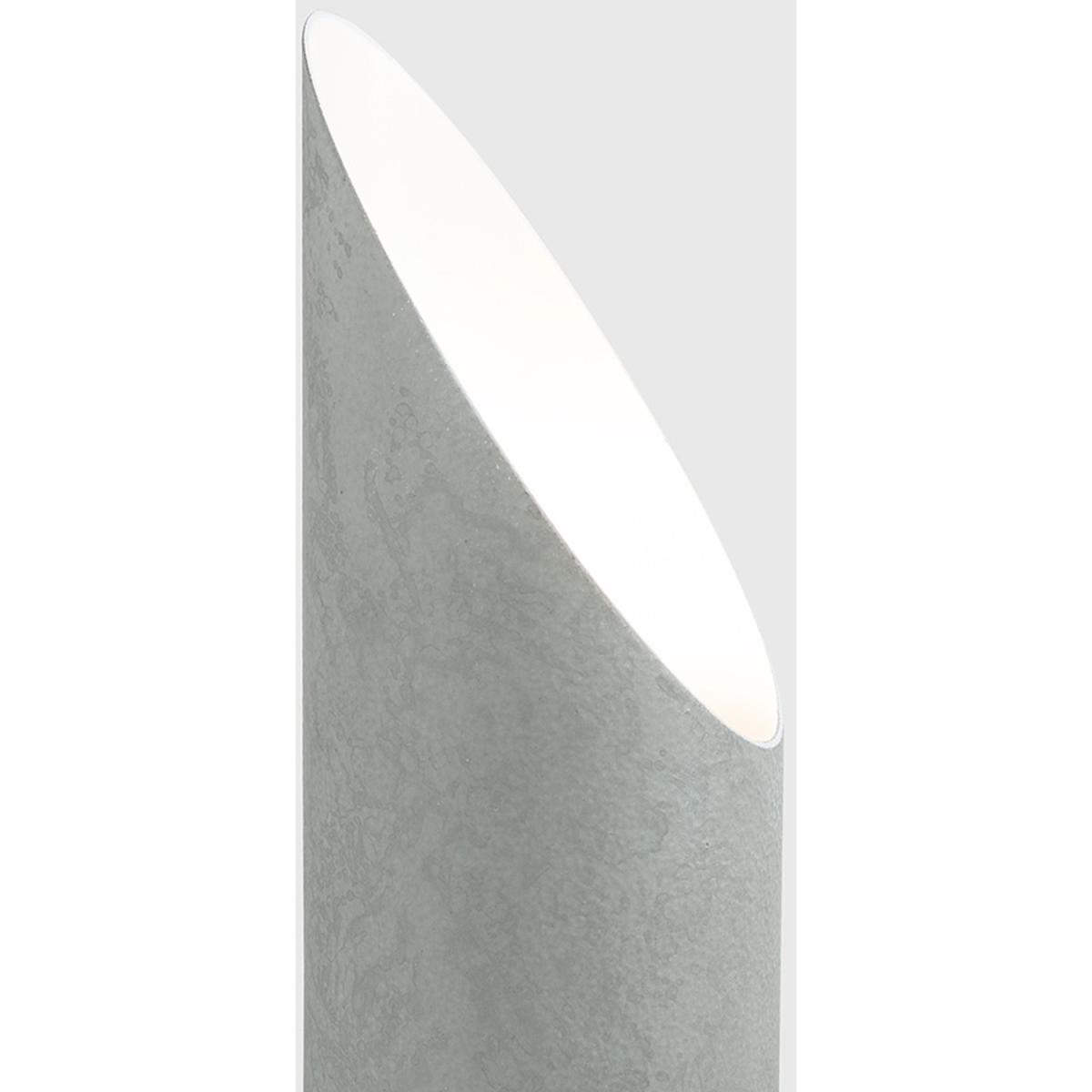Cement Stone Effect Metal Table Floor Standing Uplighter Wall Wash Lamp - Grey – image 5