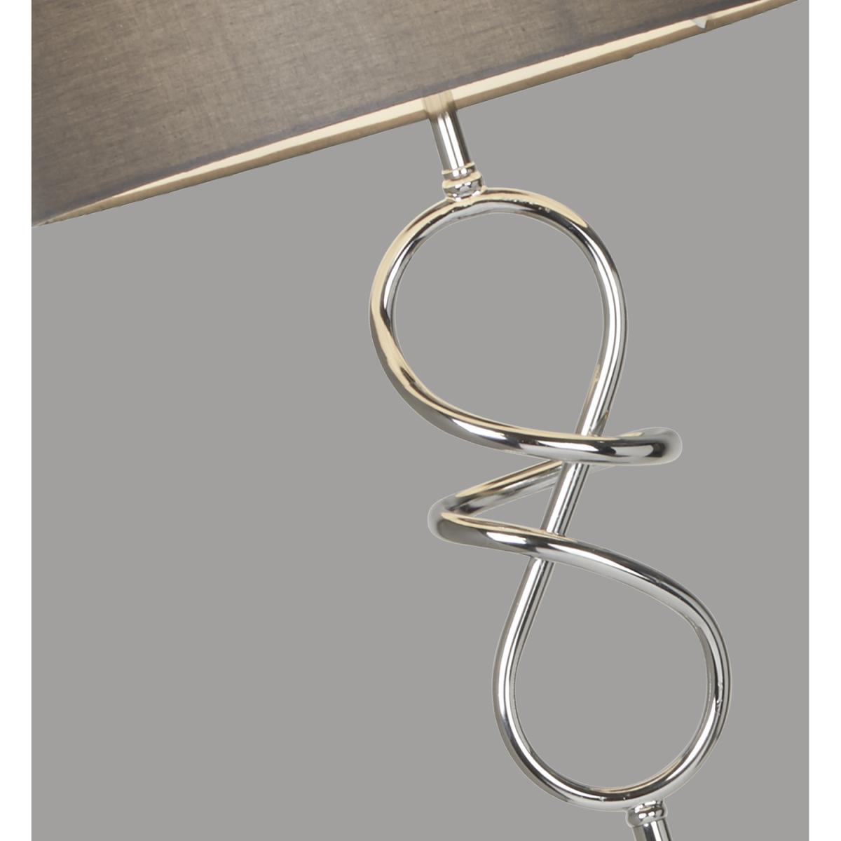 Chrome twist floor lamp - Silver – image 3