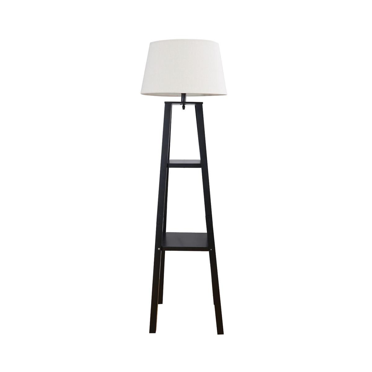 Seville Wooden Shelf Floor Lamp - – image 2
