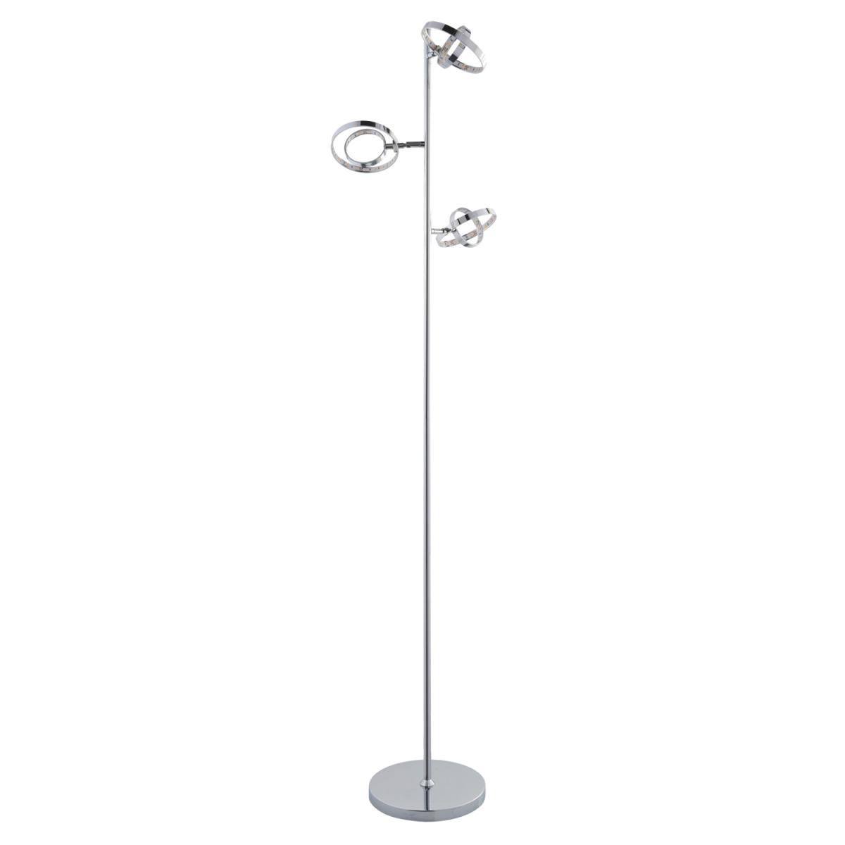 Circle LED Floor Lamp - Silver – image 4