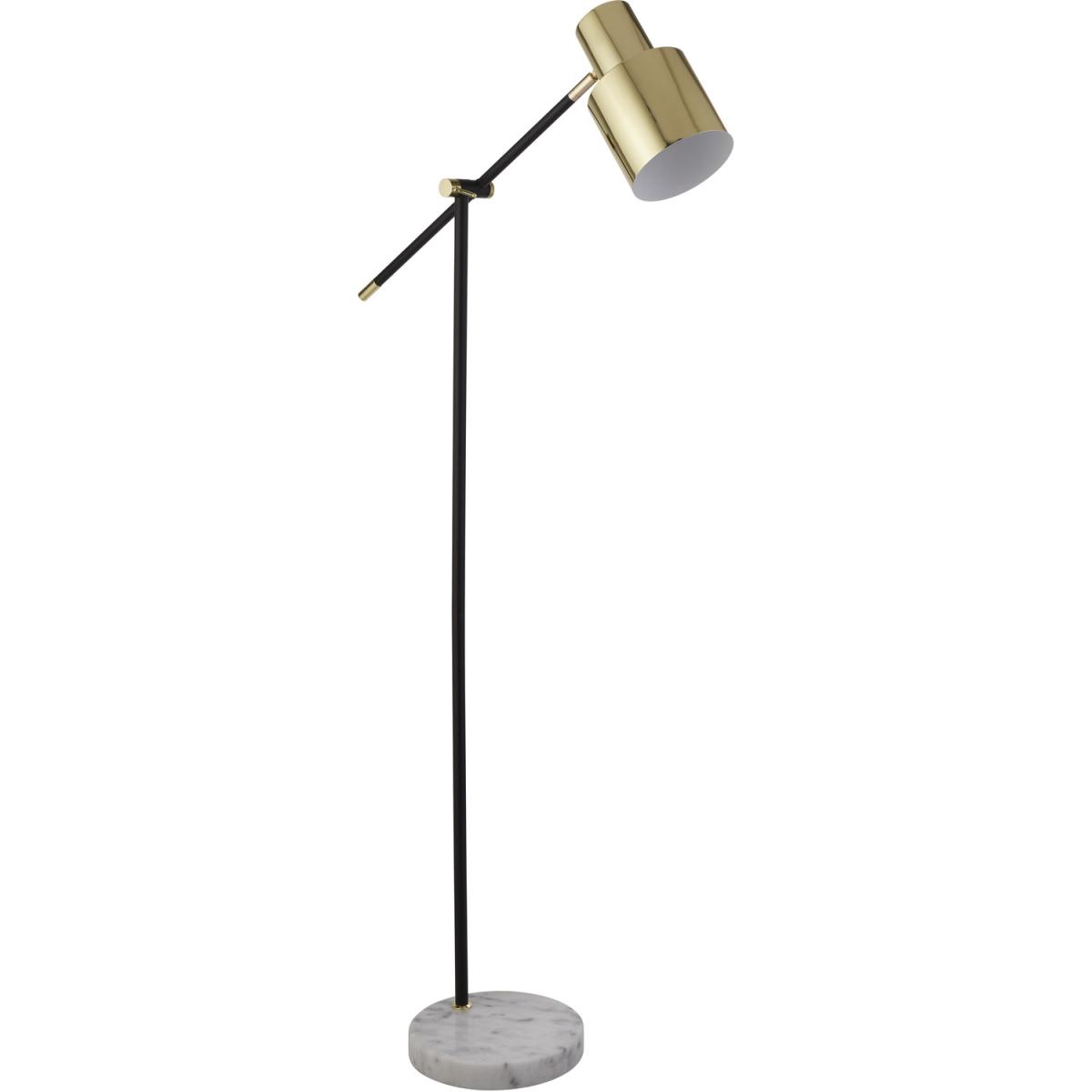 Metal Gold Floor Lamp - Black – image 4