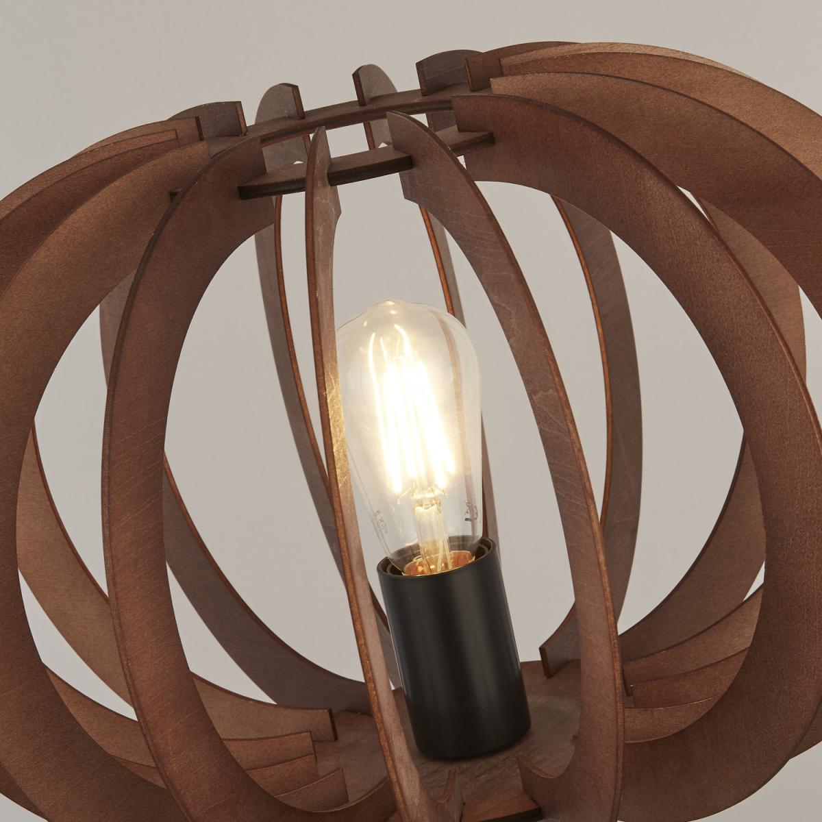 Danese Walnut Flor Lamp - Brown – image 3