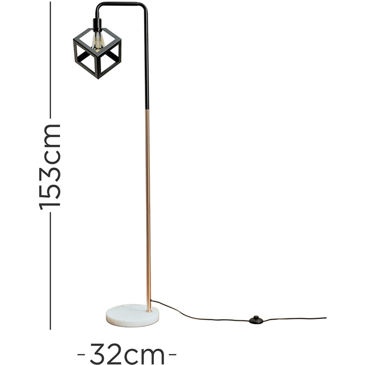 Talisman Copper Floor Lamp Black Shade - Copper – image 6