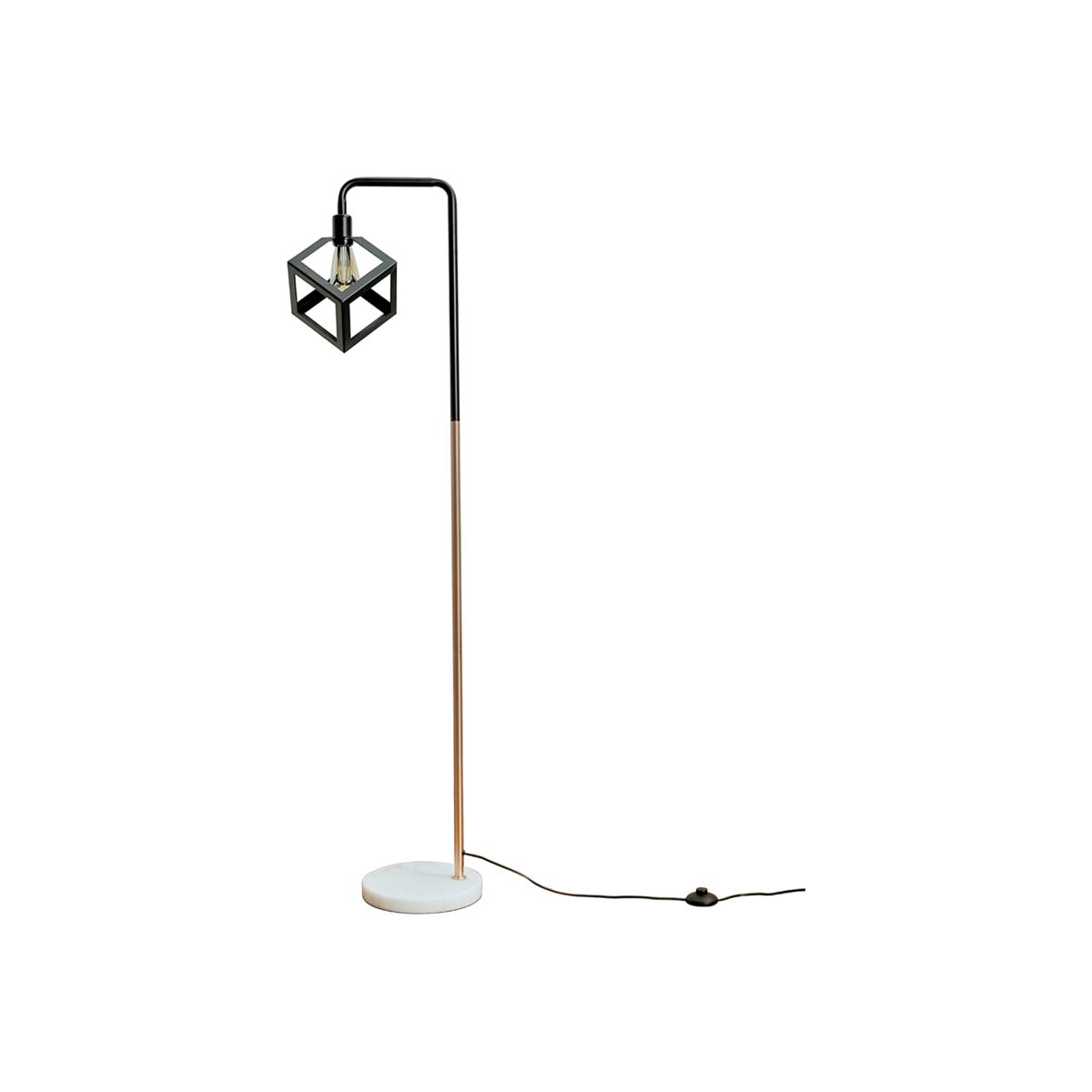 Talisman Copper Floor Lamp Black Shade - Copper – image 1