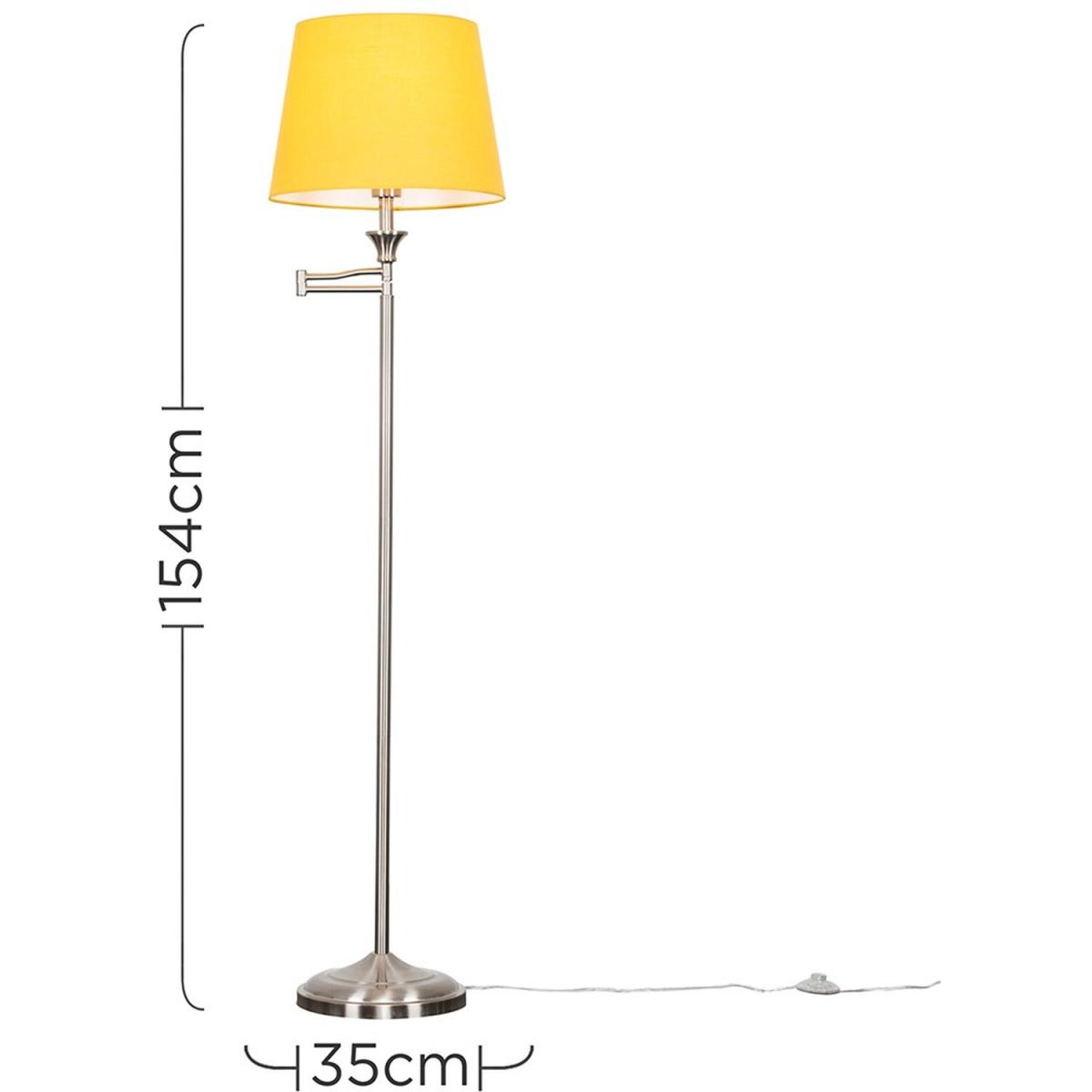Sinatra Silver Floor Lamp - Silver – image 5