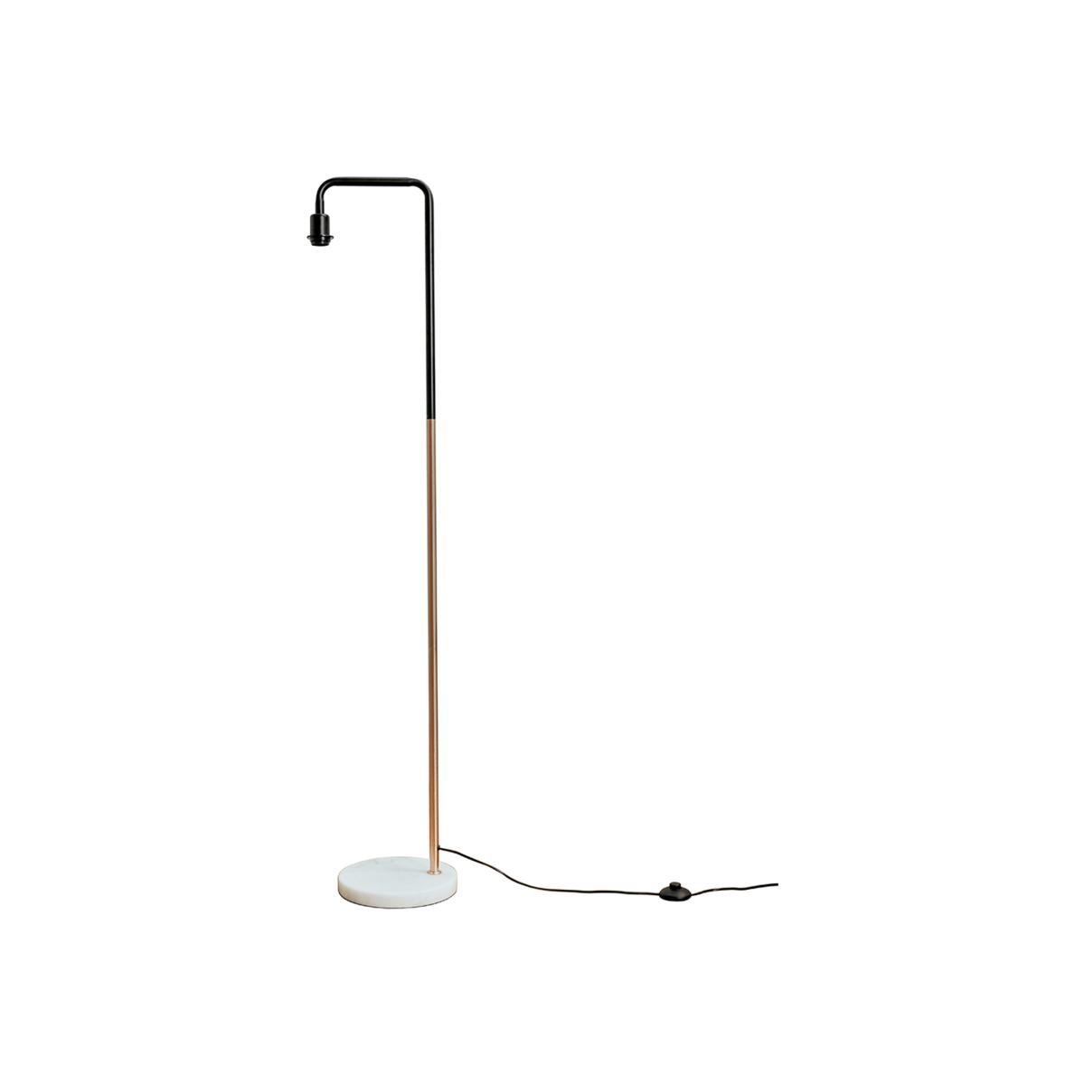 Talisman Copper Floor Lamp With Marble Base - Copper – image 1