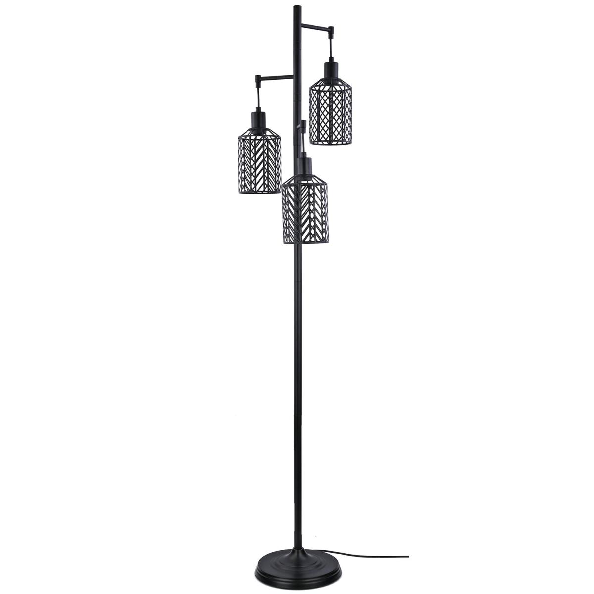 Industrial Weaved Floor Lamp – image 2