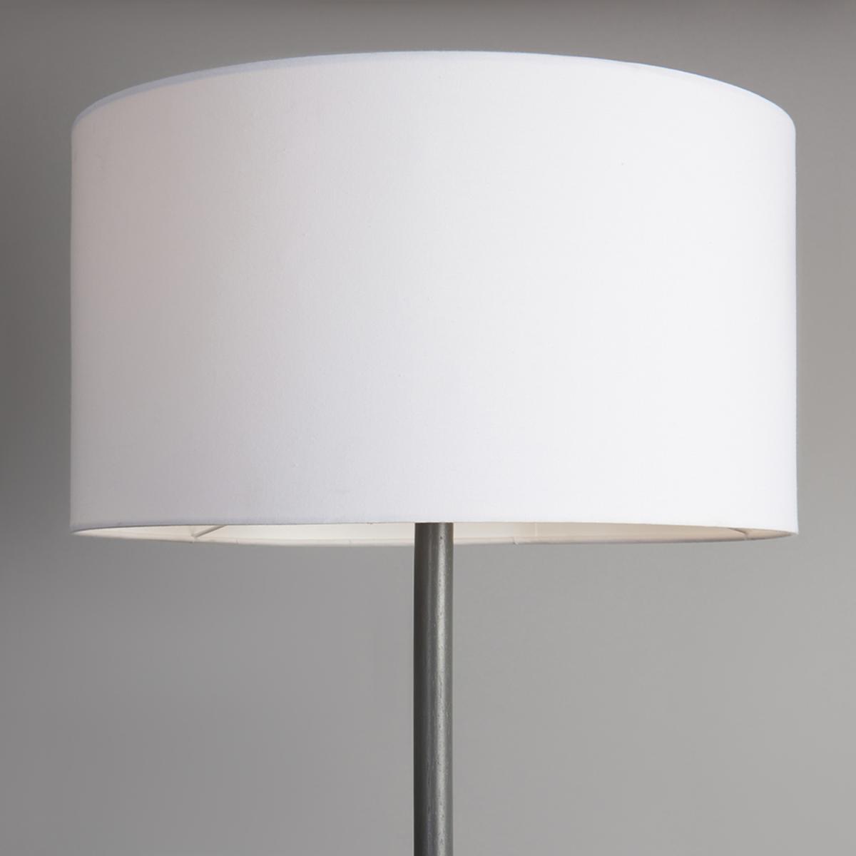 Heather Grey Floor Lamp White Shade - Grey – image 2