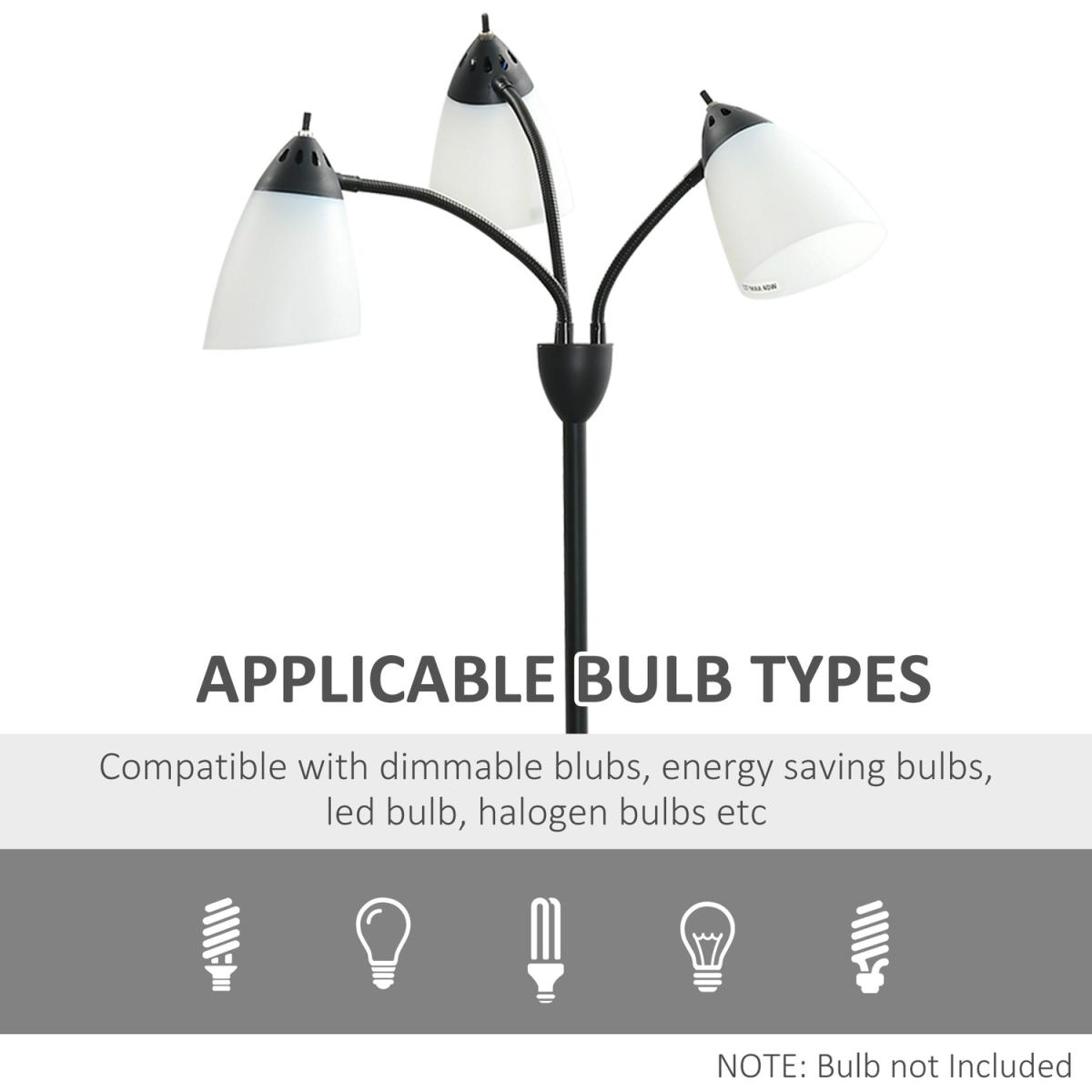 Arc Tree Floor Lamp for Bedroom Living Room - Black – image 4