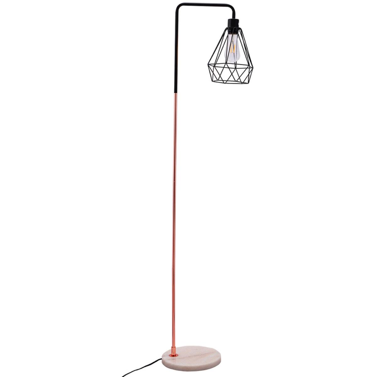 Angled Floor Lamp - Chrome-Black-Chrome – image 13