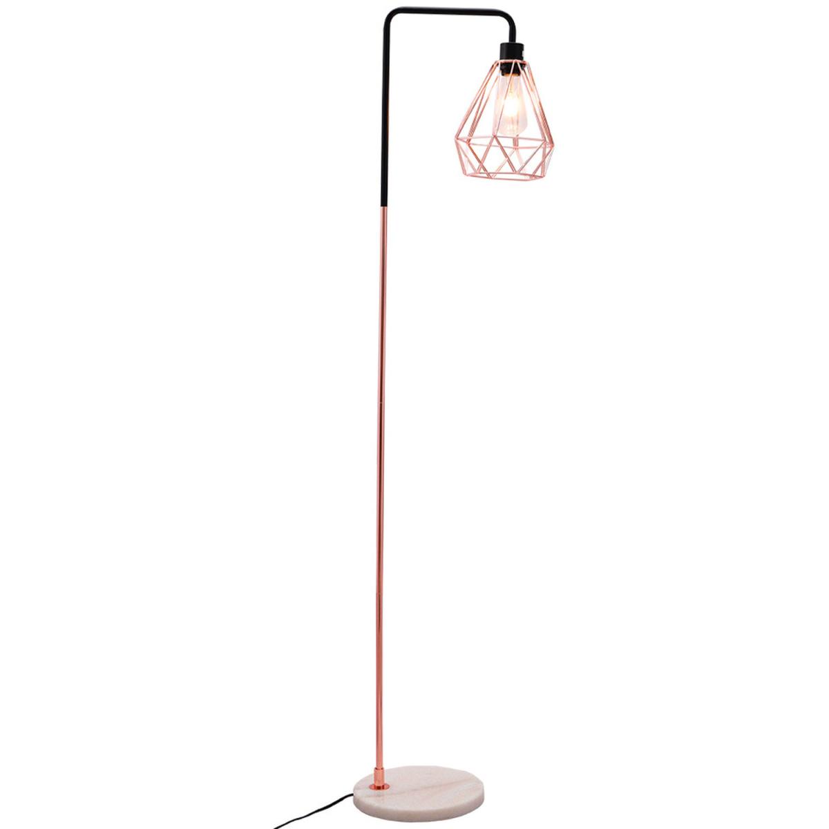 Angled Floor Lamp - Chrome-Black-Chrome – image 14