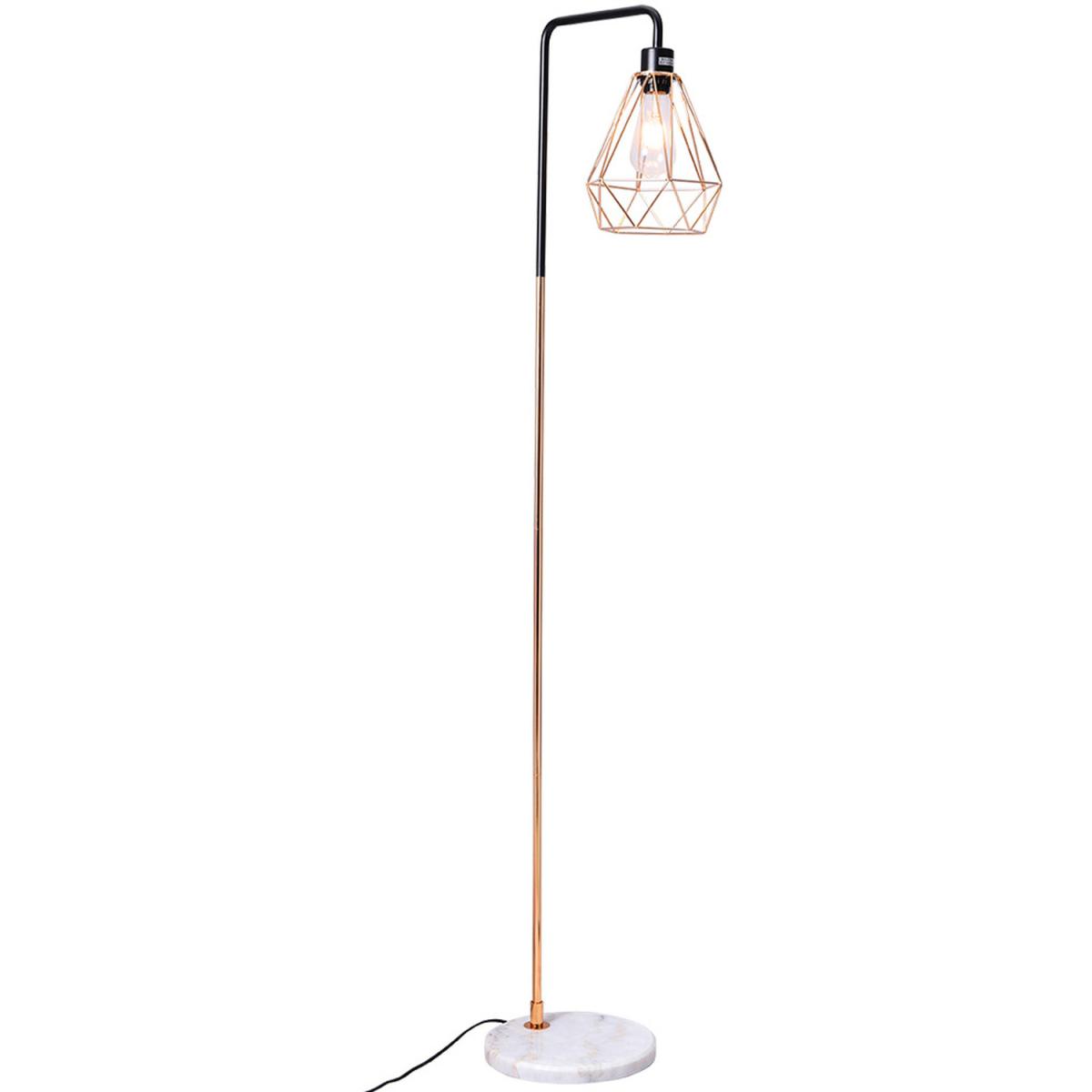 Angled Floor Lamp - Chrome-Black-Chrome – image 15