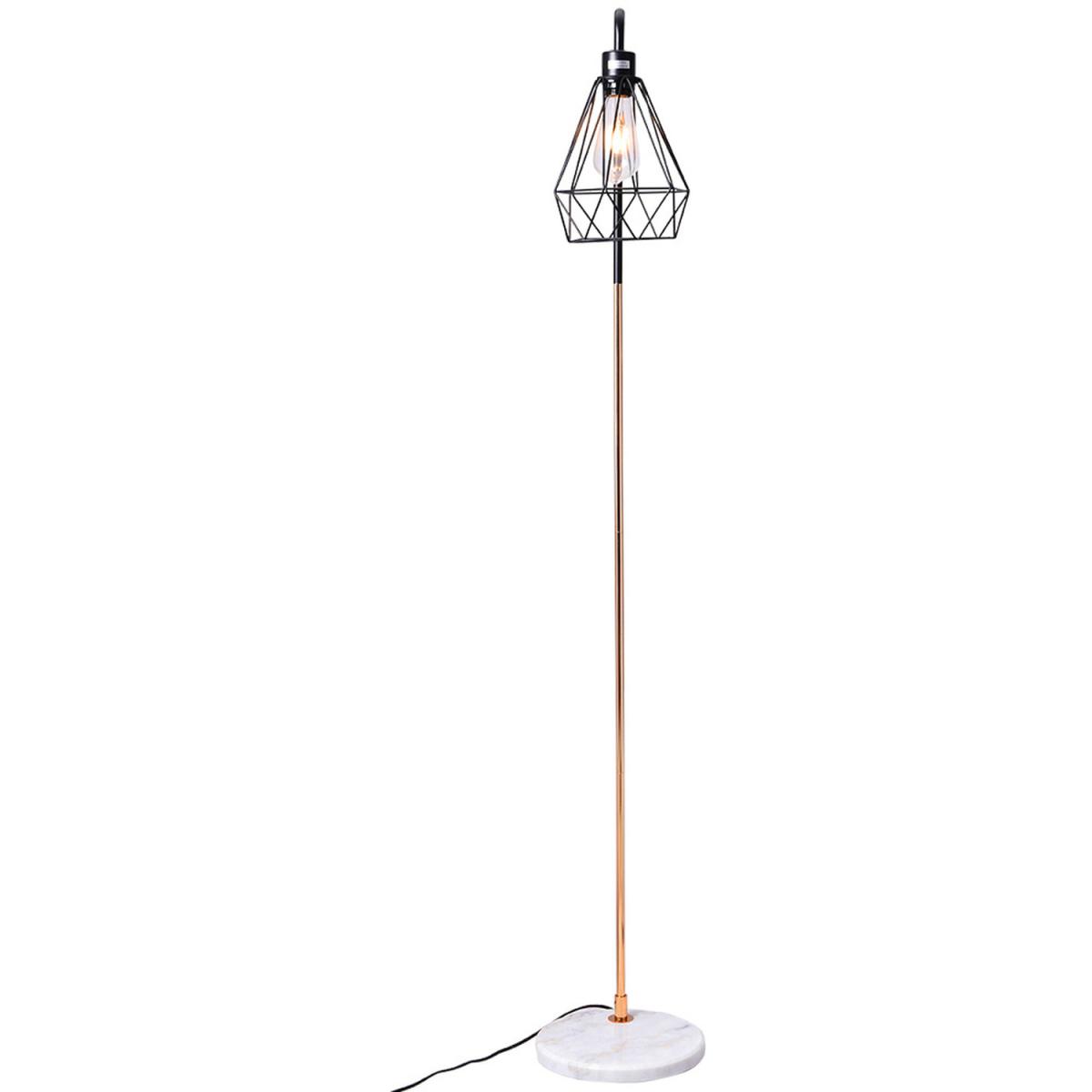 Angled Floor Lamp - Chrome-Black-Chrome – image 22