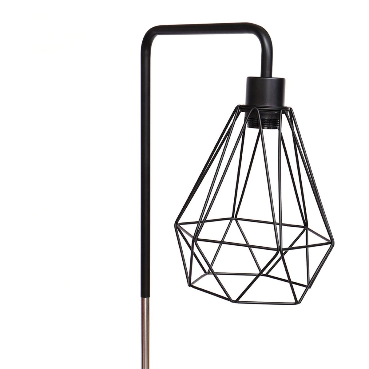 Angled Floor Lamp - Chrome-Black-Chrome – image 27