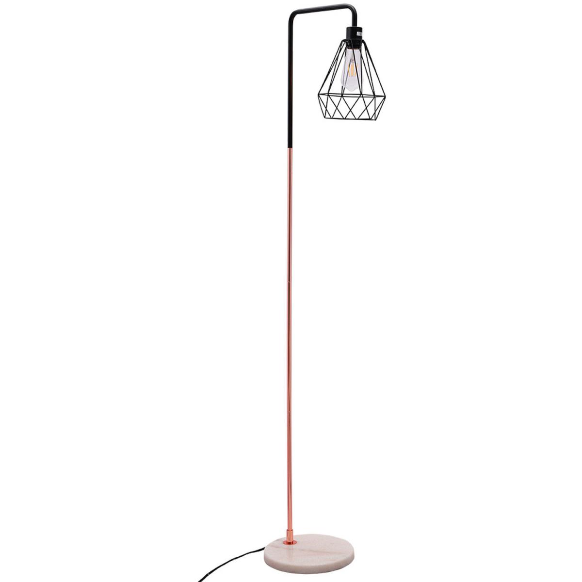 Angled Floor Lamp - Chrome-Black-Chrome – image 30