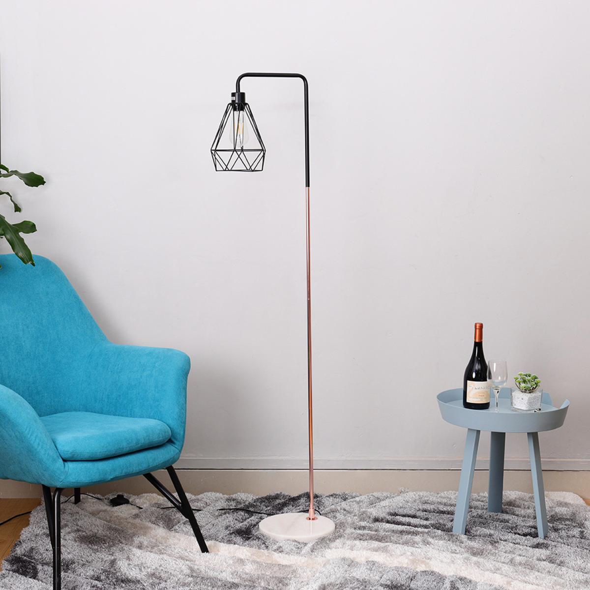 Angled Floor Lamp - Chrome-Black-Chrome – image 31
