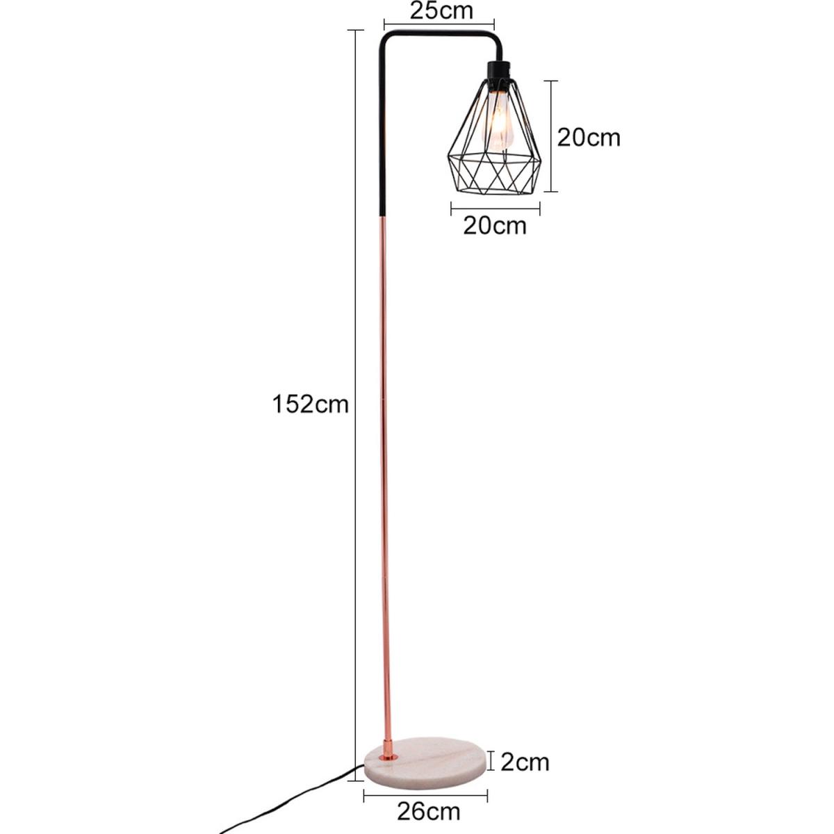 Angled Floor Lamp - Chrome-Black-Chrome – image 42
