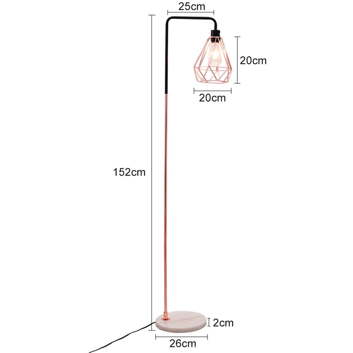 Angled Floor Lamp - Chrome-Black-Chrome – image 43