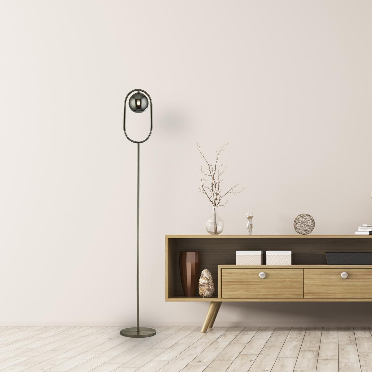Portachoillan Satin Silver Floor Lamp - Silver – image 3