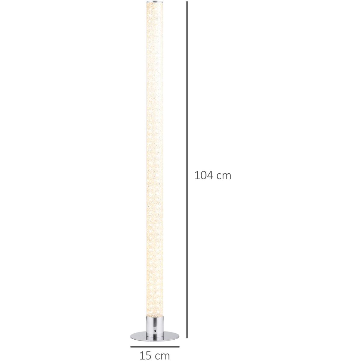 RGB Floor Lamps Dimmable Corner Lamp with Remote Control - Clear – image 7
