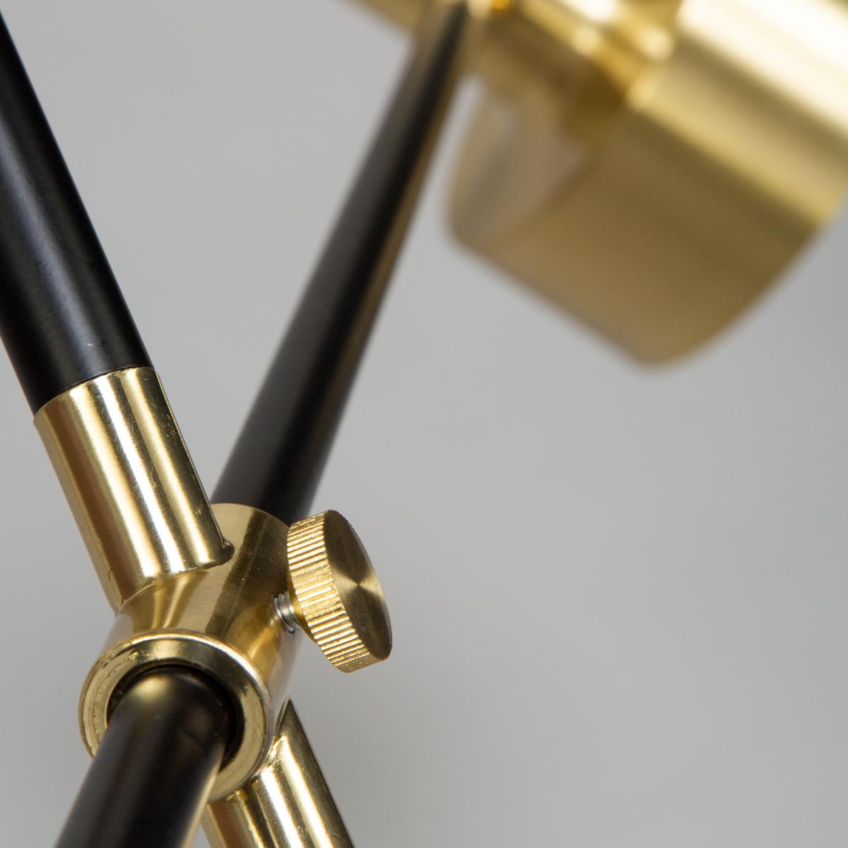 Tipton Cantilever Floor Lamp - Black, Brass – image 2
