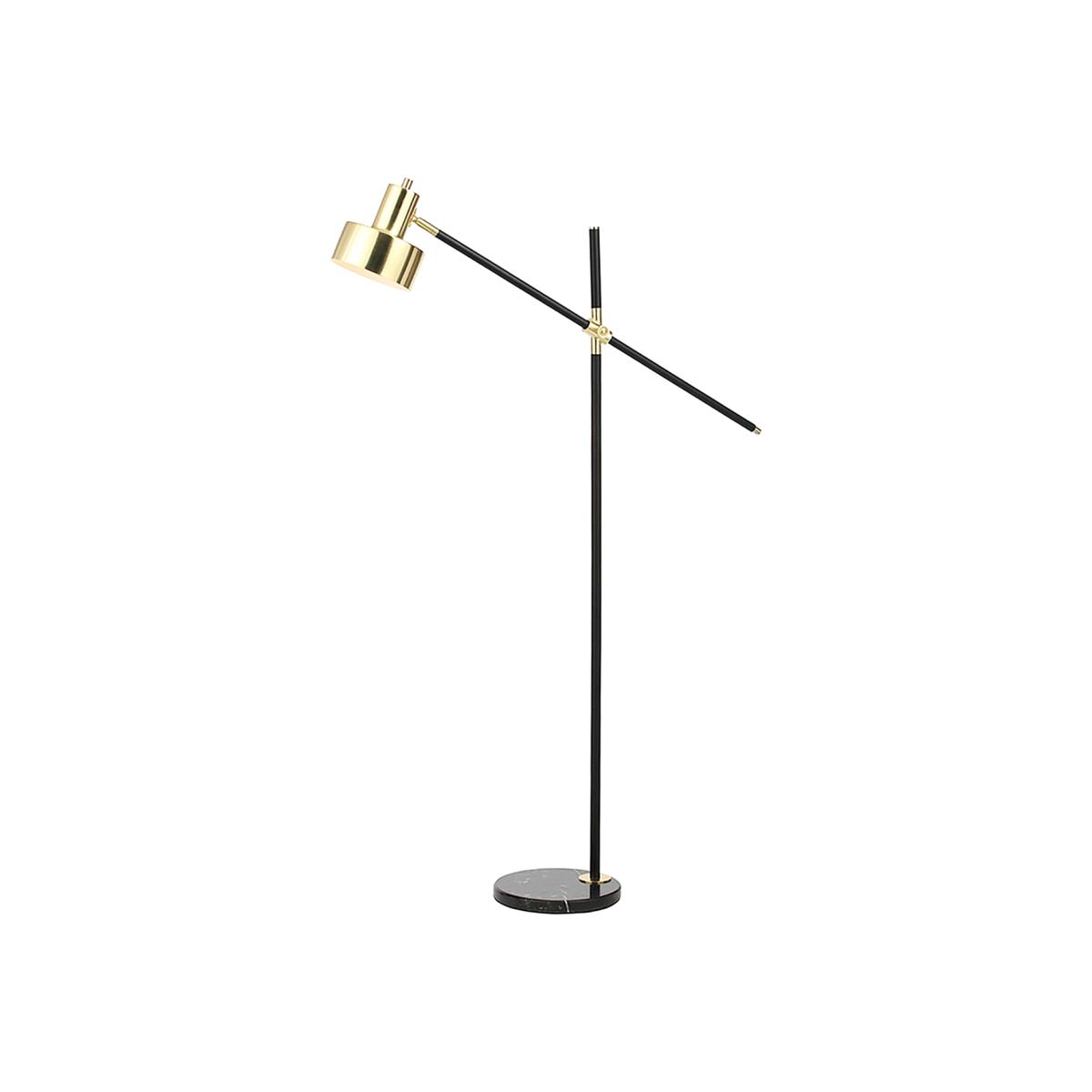 Tipton Cantilever Floor Lamp - Black, Brass – image 1
