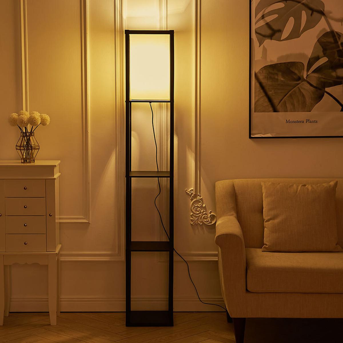 Modern Shelf Floor Lamp - Black / 3 – image 13