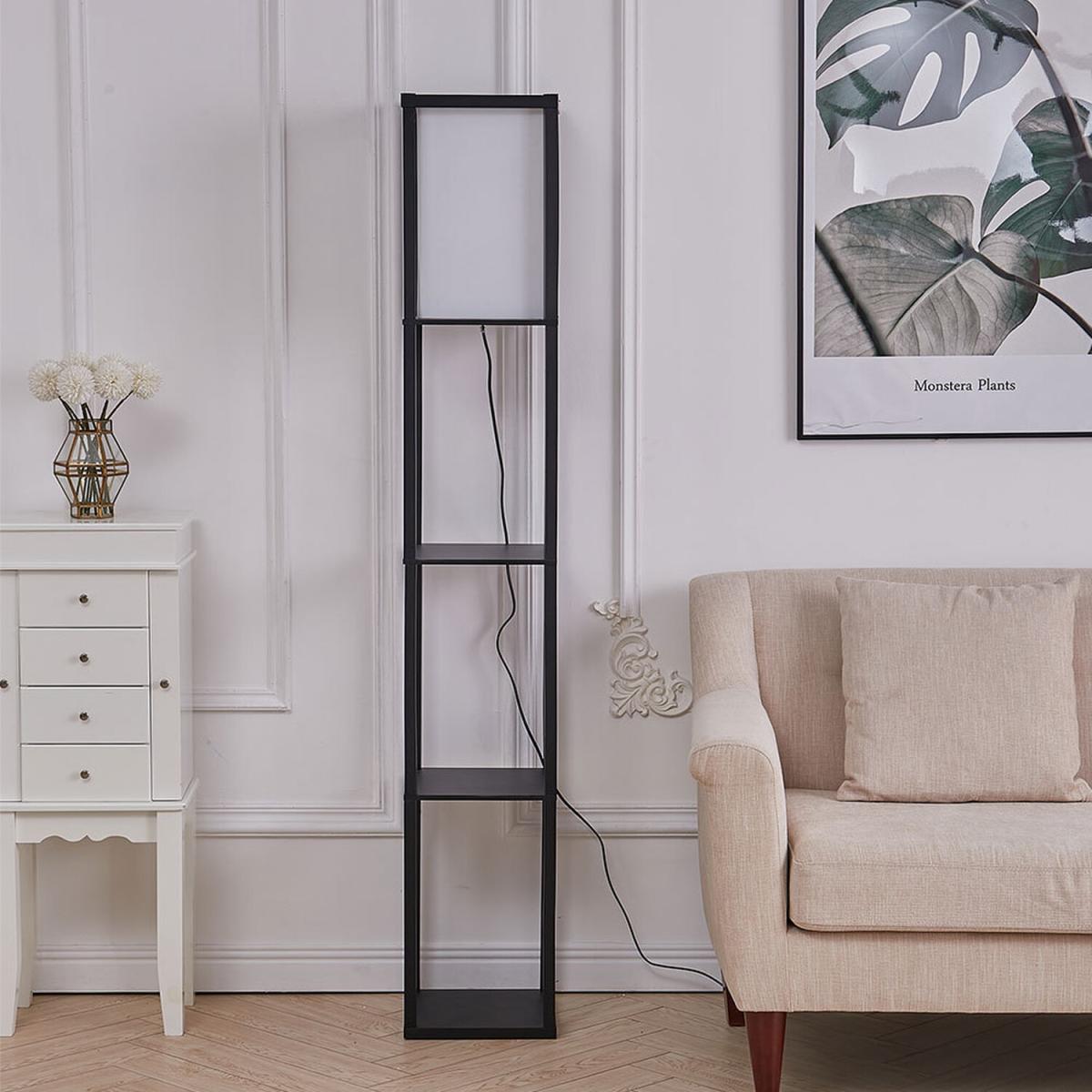Modern Shelf Floor Lamp - Black / 3 – image 14