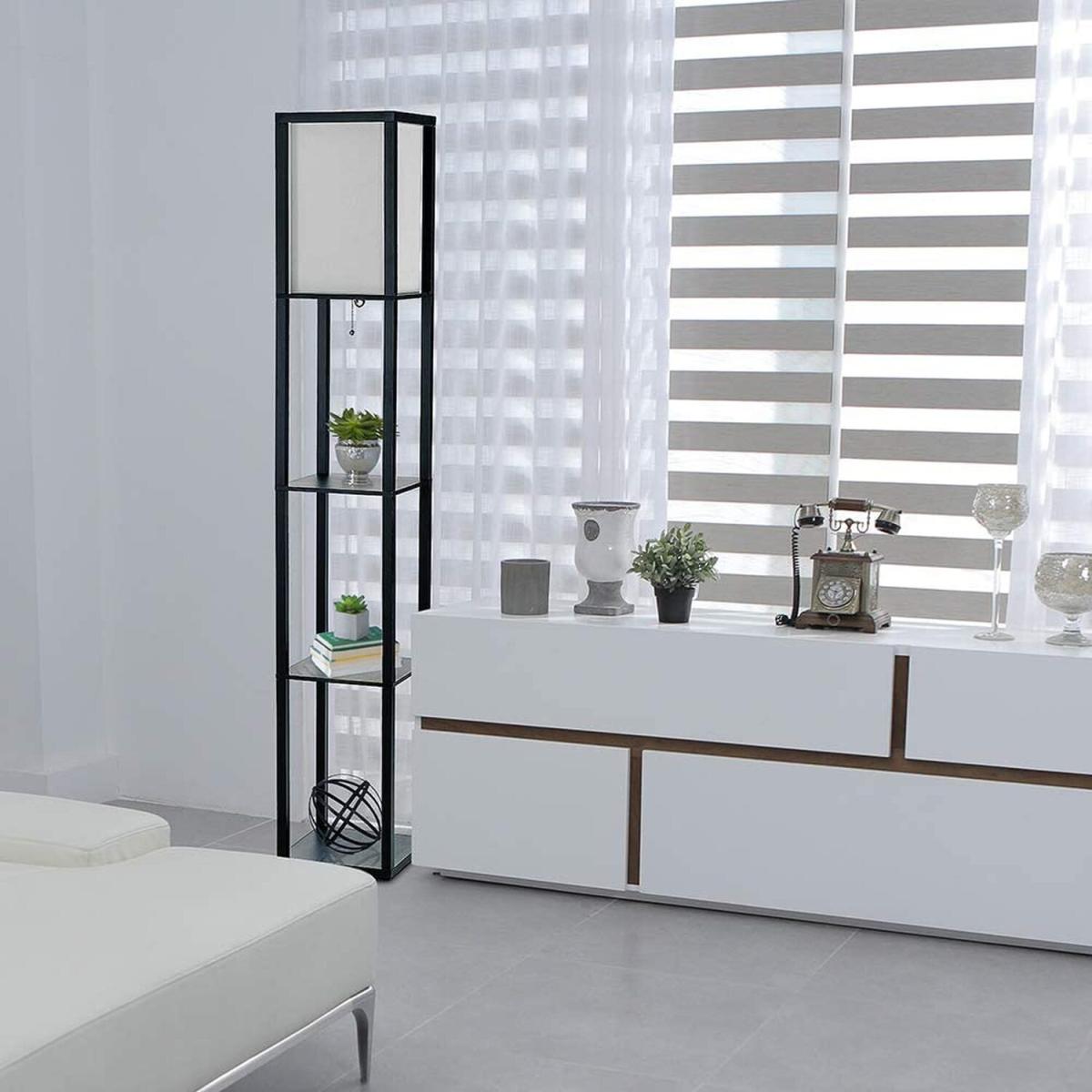 Modern Shelf Floor Lamp - Black / 3 – image 20