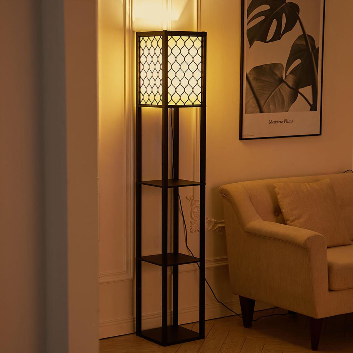 Modern Shelf Floor Lamp - Black / 3 – image 22