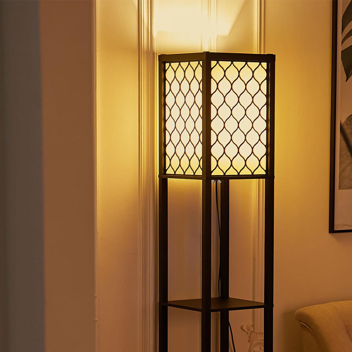 Modern Shelf Floor Lamp - Black / 3 – image 23