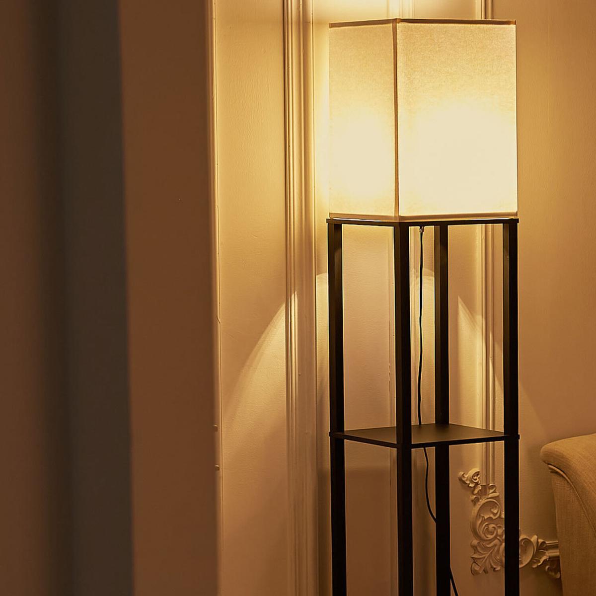 Modern Shelf Floor Lamp - Black / 3 – image 5