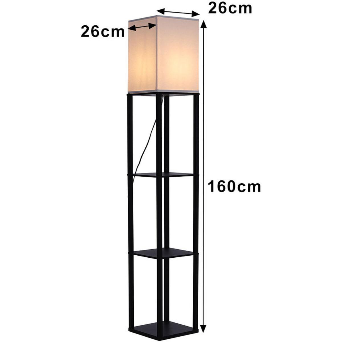 Modern Shelf Floor Lamp - Black / 3 – image 9
