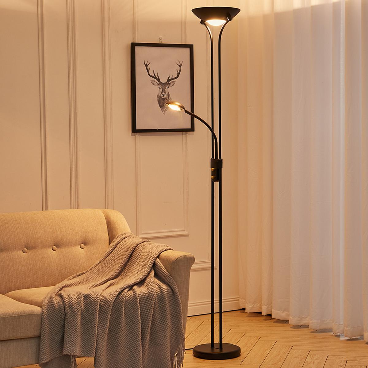 Adjustable Standing Lamp - Light Gold – image 6