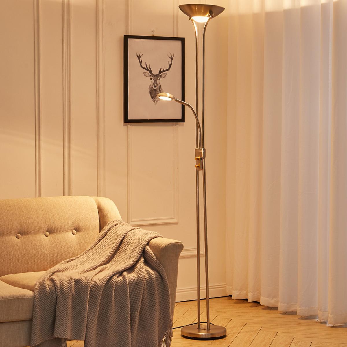 Adjustable Standing Lamp - Light Gold – image 7