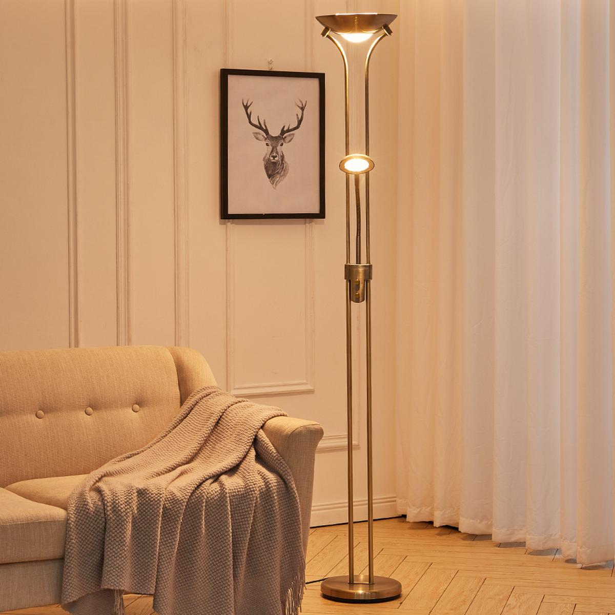 Adjustable Standing Lamp - Light Gold – image 8
