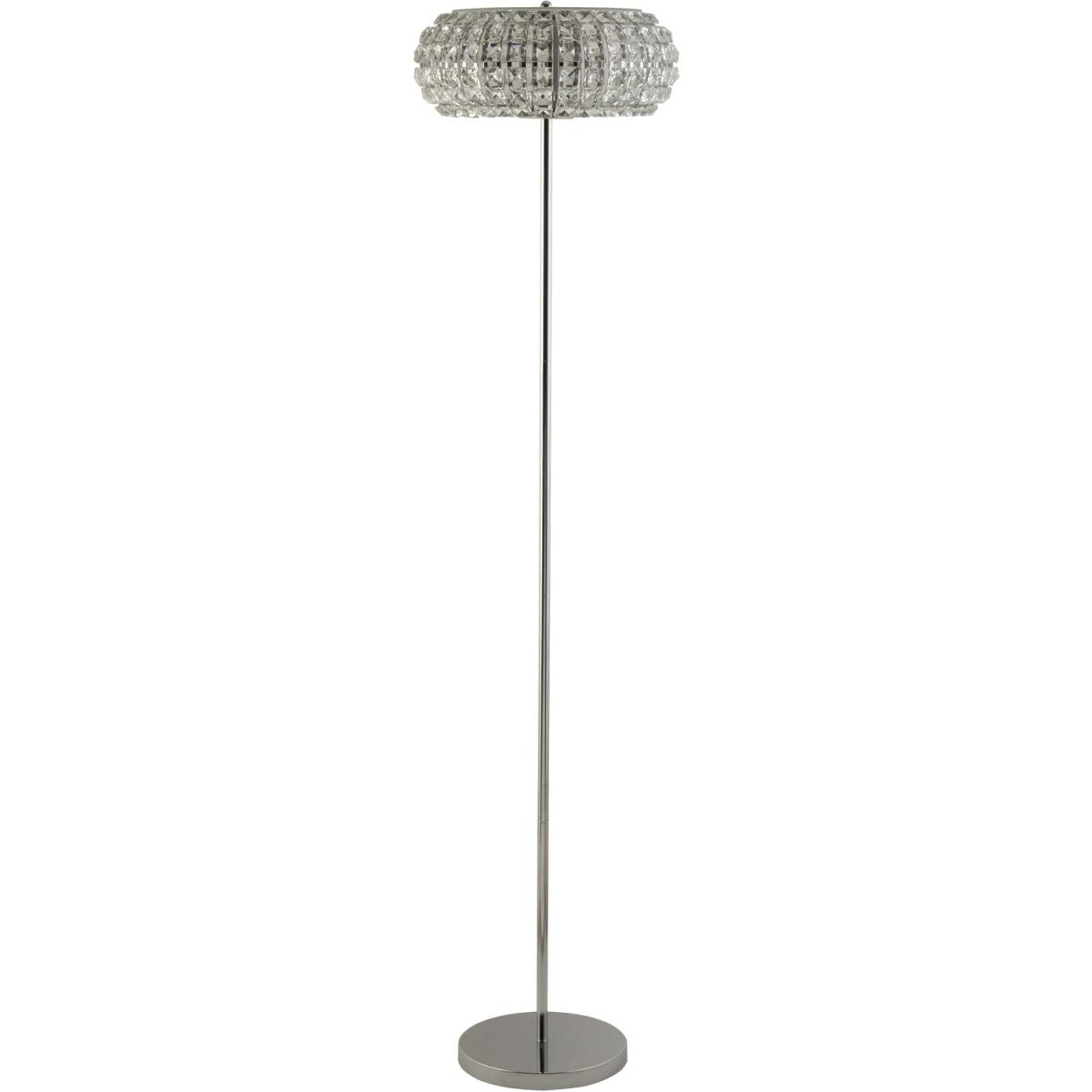 Bristola Chrome 3Lt Floor Lamp - Silver – image 2