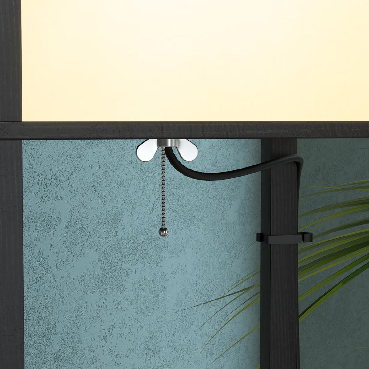 Floor Lamp for Living Room, Standing Floor Lamp with Shelf - Black – image 5